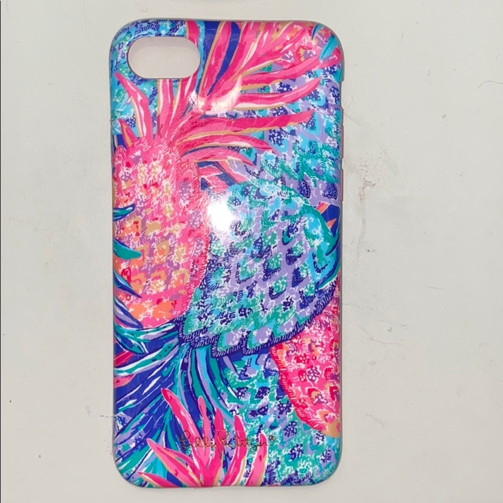 Lily Pulitzer pineapple pattern i phone 7 case